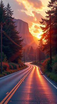 Pastels artwork, hyper detailed, Realistic Road, in a Matrix setting