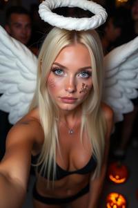 years old, perfect face, looking at viewer, adult