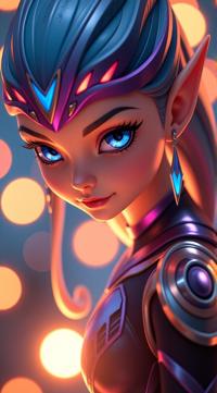 Striking Azelf, Bokeh, designed by Adi Granov, Terry Dodson
