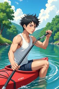 asian anime style masterpiece,best quality , asian anime, Flat Top gamboge hair