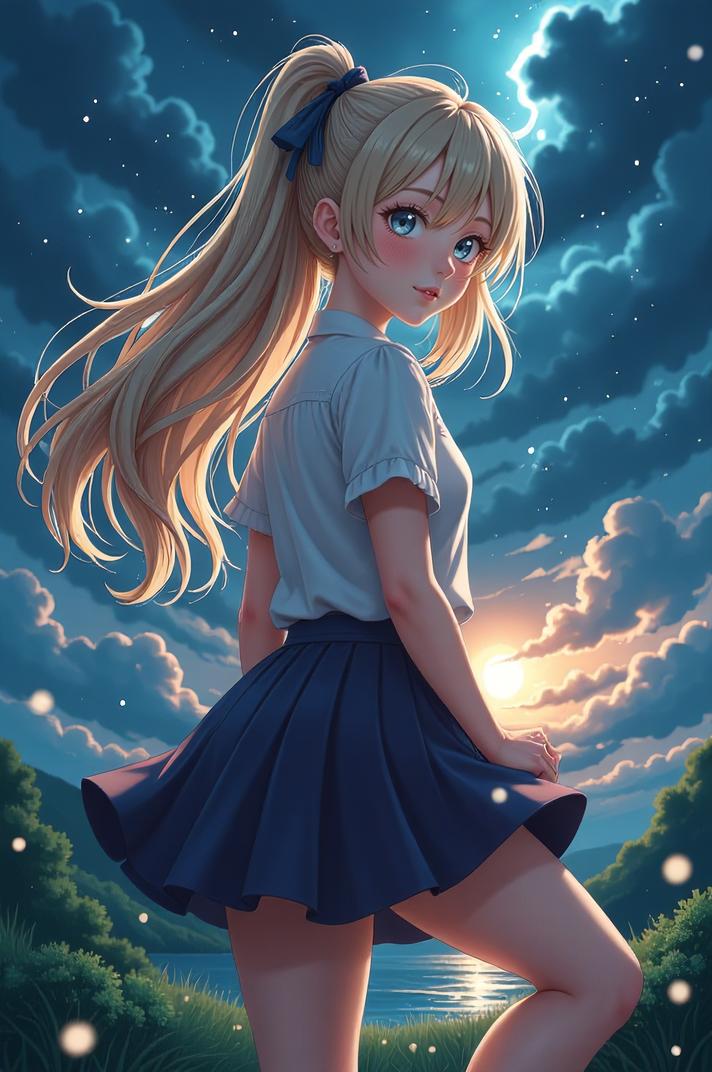 masterpiece , best quality , anime style, d