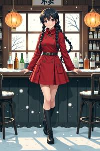 asian anime style marvel Watcher masterpiece,best quality , asian anime, Longer Braids dandelion hair