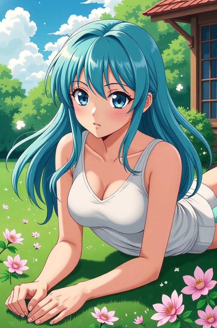 asian anime style marvel Sif masterpiece,best quality , asian anime, Grungey Parted aquamarine hair