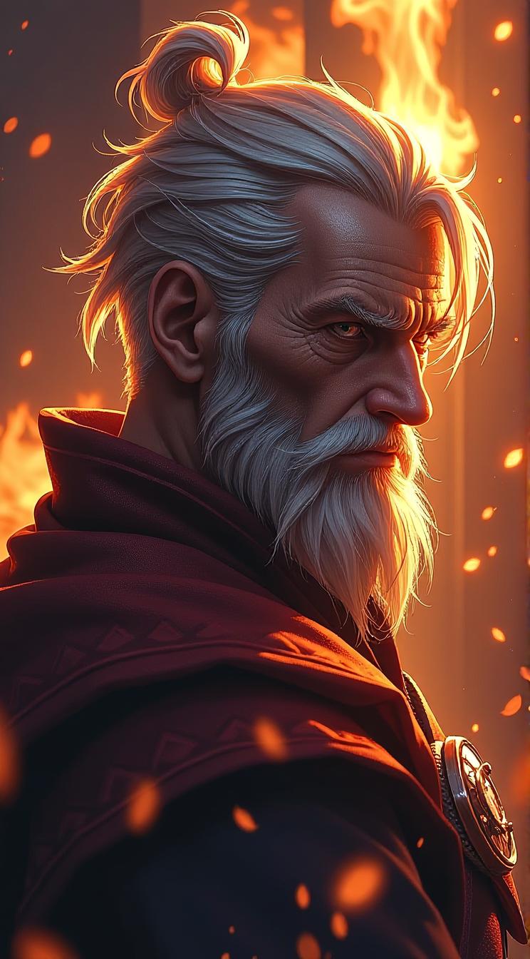 D D style portrait, fantasy, designed by Darek Zabrocki , digital art