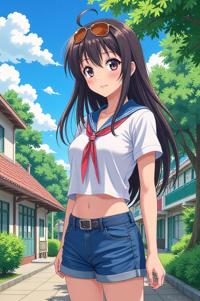 asian anime style masterpiece,best quality , asian anime, Lob caput mortuum hair