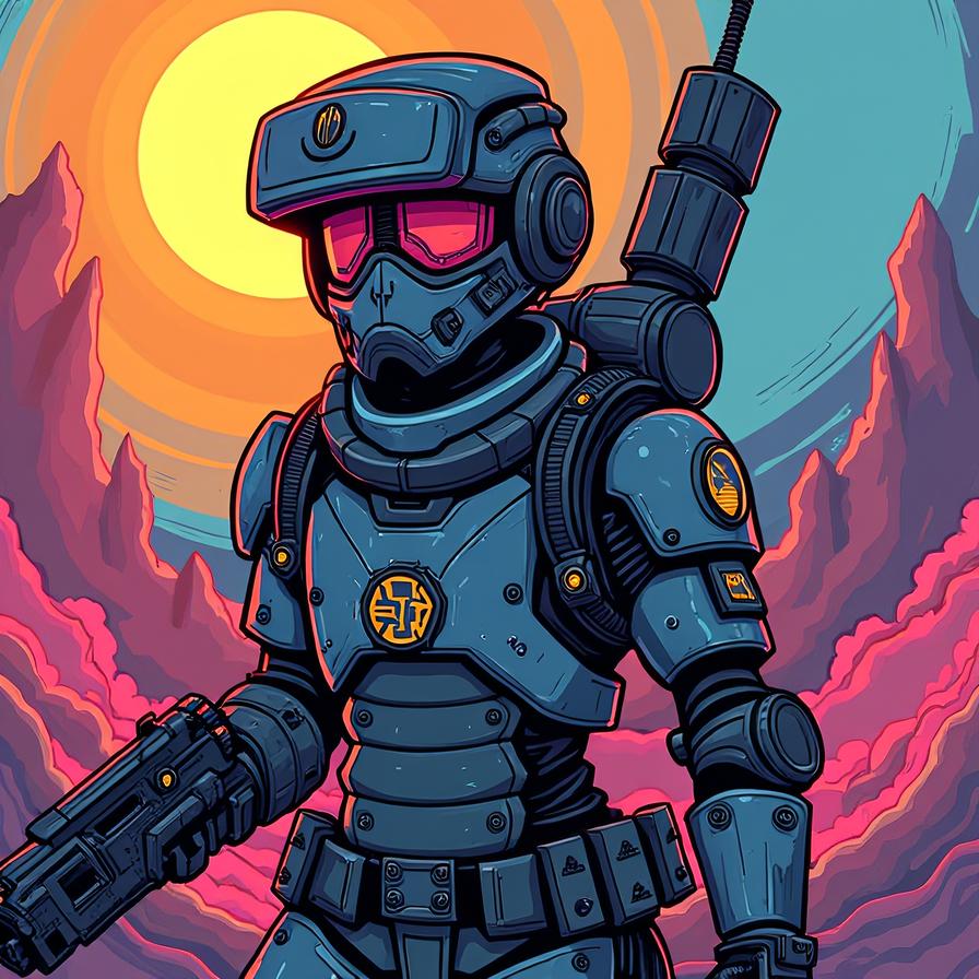 Indie game art, Vector Art, Borderlands style, Arcane style