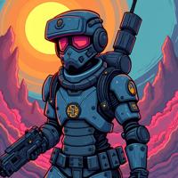 Indie game art, Vector Art, Borderlands style, Arcane style
