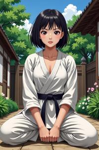 asian anime style marvel X masterpiece,best quality , asian anime, Bob ivory hair