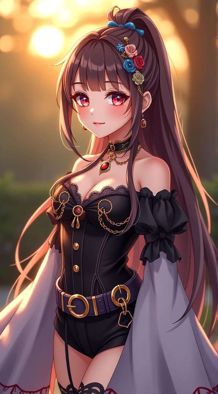 masterpiece , best quality , anime style, d