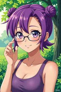 asian anime style marvel Cyclops masterpiece,best quality , asian anime, Cornrows amethyst hair