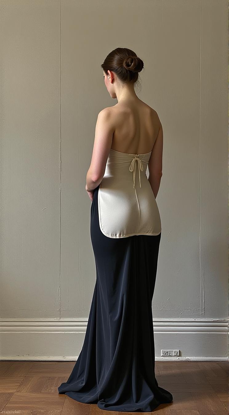 art by Vanessa Beecroft, pear shaped figure Archean Girl, the Female is very Unnatural, Traveling