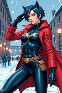 asian anime style marvel Jean Grey masterpiece,best quality , asian anime, Grungey Behind Ears navy blue hair