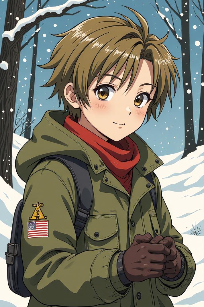 asian anime style marvel Puck masterpiece,best quality , asian anime, Grungey khaki hair