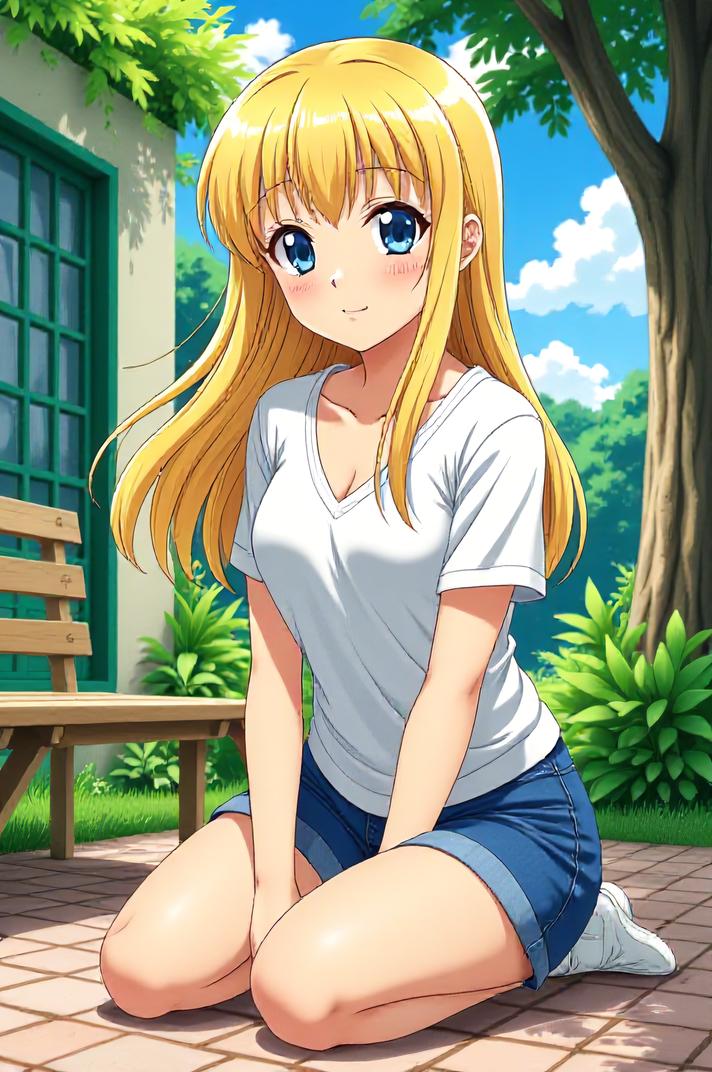 asian anime style masterpiece,best quality , asian anime, Bald lemon chiffon hair