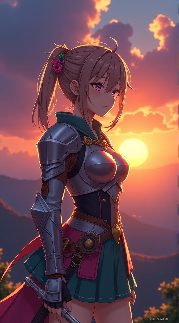 masterpiece , best quality , anime style, d