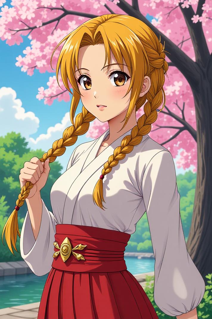asian anime style marvel Sentry masterpiece,best quality , asian anime, Longer Braids saffron hair