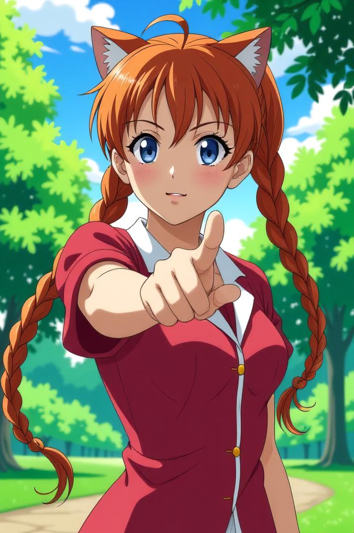 asian anime style marvel Hellcat masterpiece,best quality , asian anime, Pony Tail Braids bistre hair