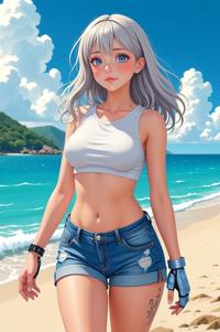 masterpiece , best quality , anime style, d