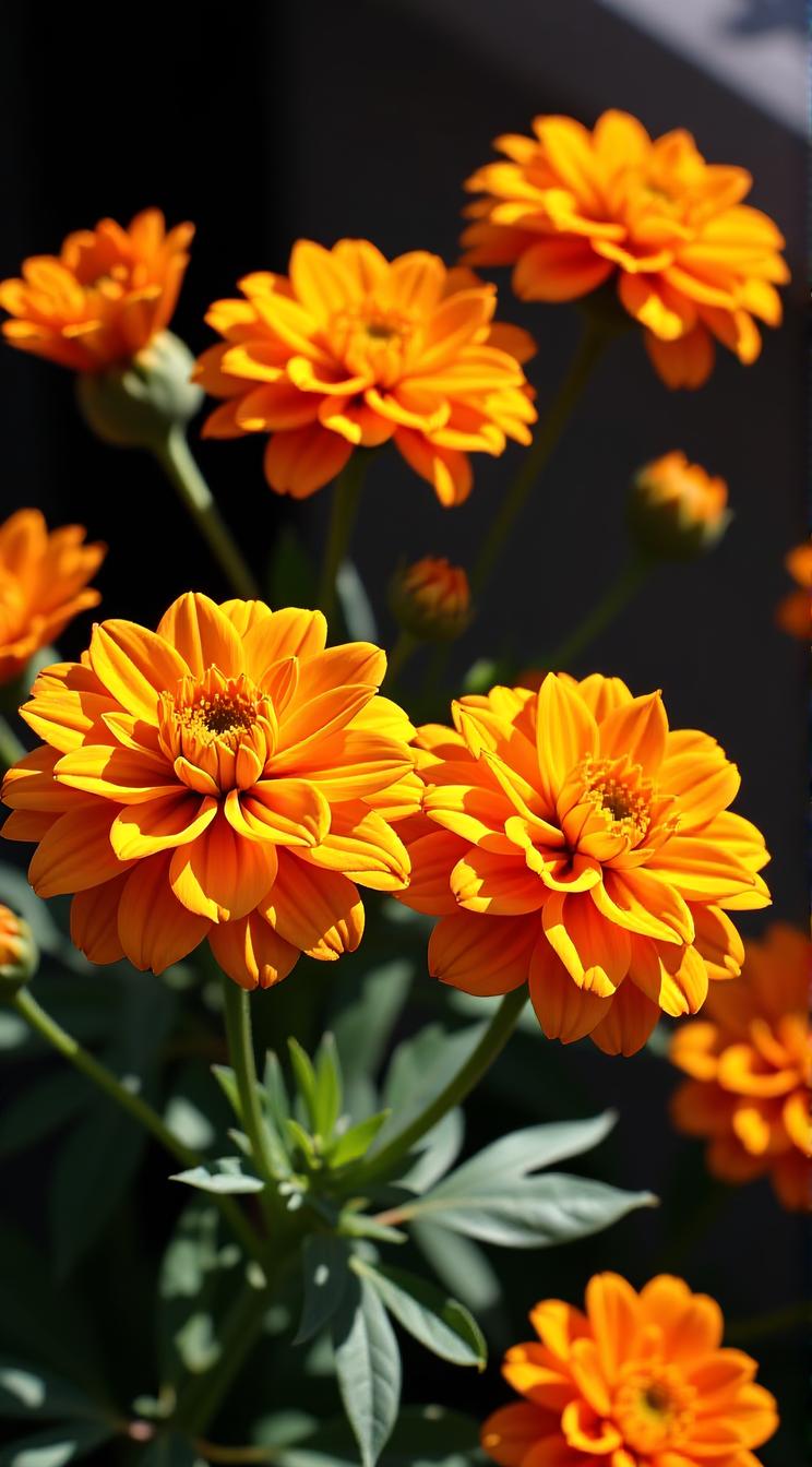 designed by Elke Vogelsang and Archibald Thorburn, Detestable Feigned Canadian Marigolds Hummingbird feeder , Bathed in shadows, Vivid