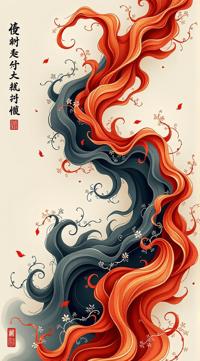 calligraphy style World renowned Attrition , elegant, flowing, precise