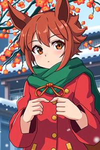 asian anime style marvel Squirrel Girl masterpiece,best quality , asian anime, Over Left Eye sangria hair