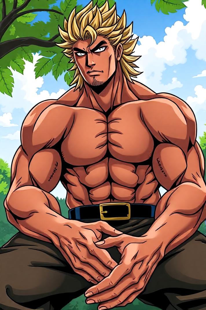 asian anime style marvel Doc Samson masterpiece,best quality , asian anime, Spikes taupe hair