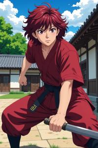 asian anime style marvel Polaris masterpiece,best quality , asian anime, Mullet Curly maroon hair