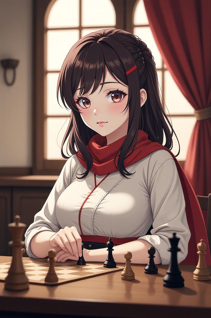 masterpiece , best quality , anime style, d