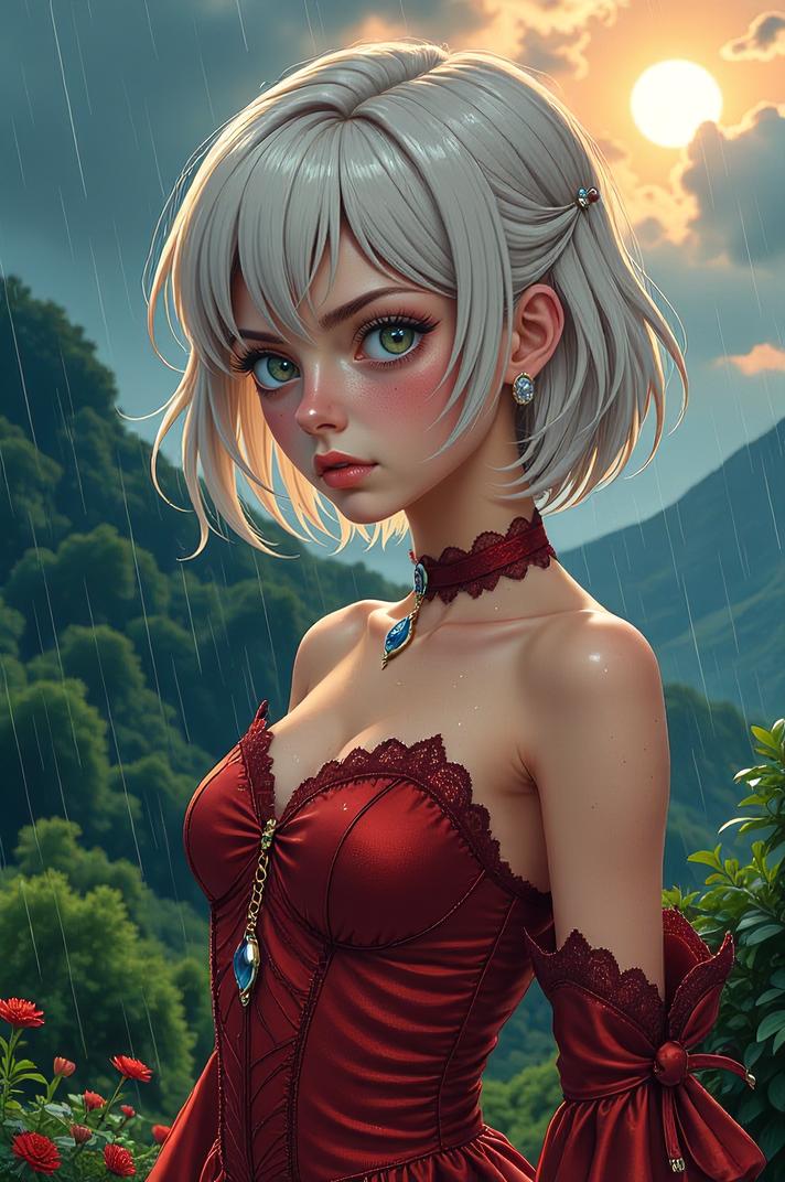 masterpiece , best quality , anime style, d