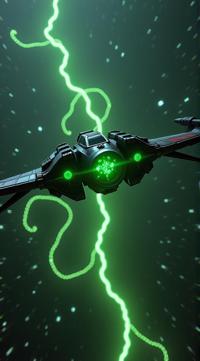 Matrix movie inspired X Wing, it is Meandering, Pixabay, contemporary fine detail