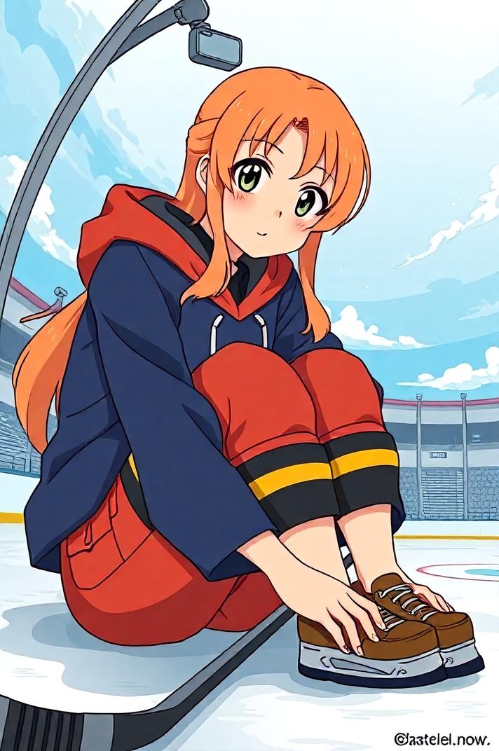 asian anime style marvel Heather McNeil Hudson masterpiece,best quality , asian anime, Bob Curly safety orange hair