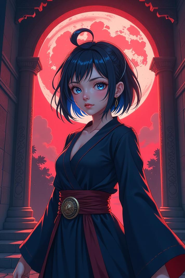 masterpiece , best quality , anime style, d