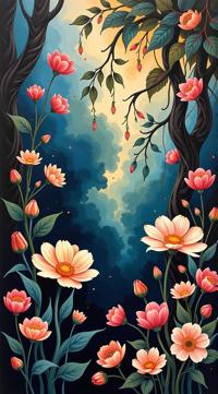 Surrealism, Gardens , expressive, dramatic