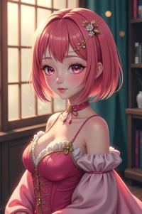 masterpiece , best quality , anime style, d