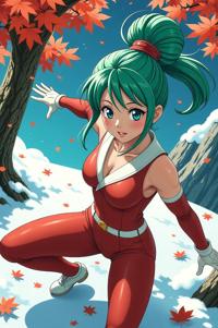 asian anime style marvel Iceman masterpiece,best quality , asian anime, Bun emerald hair