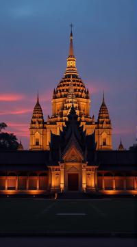 building, architecture of a Angkor Wat, simple background, simplistic
