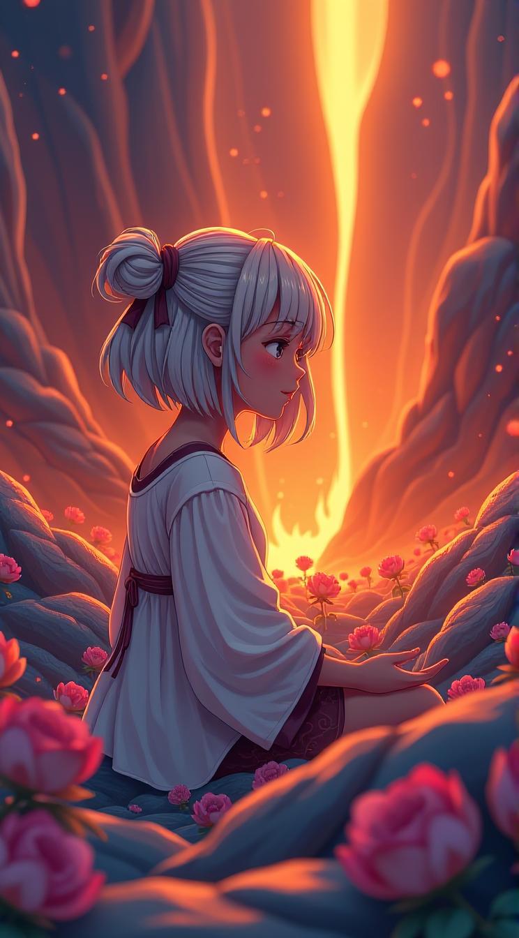 masterpiece , best quality , anime style, d