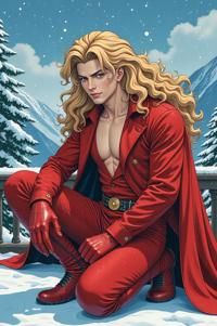 asian anime style marvel Machine Man masterpiece,best quality , asian anime, Long Curly ecru hair