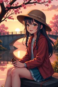masterpiece , best quality , anime style, d