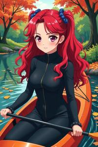 asian anime style marvel Black Widow masterpiece,best quality , asian anime, Long Curly cerise hair