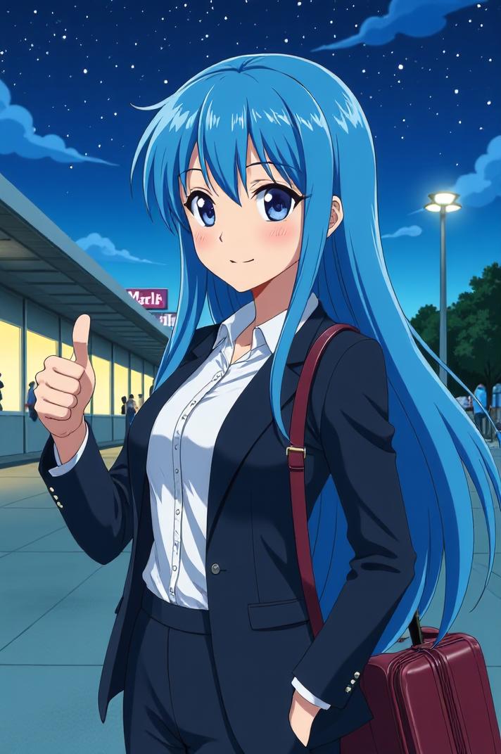 asian anime style marvel Nocturne masterpiece,best quality , asian anime, Long bondi blue hair