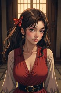 masterpiece , best quality , anime style, d