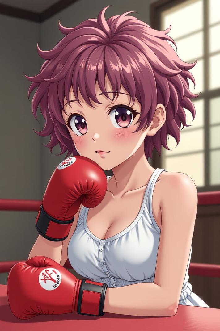 asian anime style marvel Pixie masterpiece,best quality , asian anime, Short Curly mauve hair