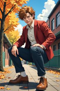 asian anime style marvel Foggy Nelson masterpiece,best quality , asian anime, Spike raw umber hair