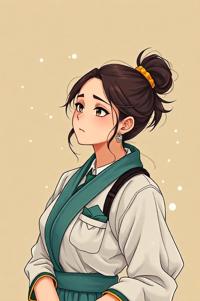 Anime style , hip level shot, masterpiece , best quality