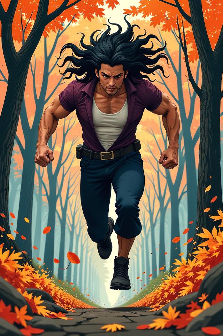 asian anime style marvel Nightcrawler masterpiece,best quality , asian anime, Grungey Long myrtle hair