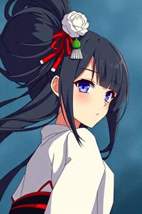 Anime style , low angle shot, masterpiece , best quality