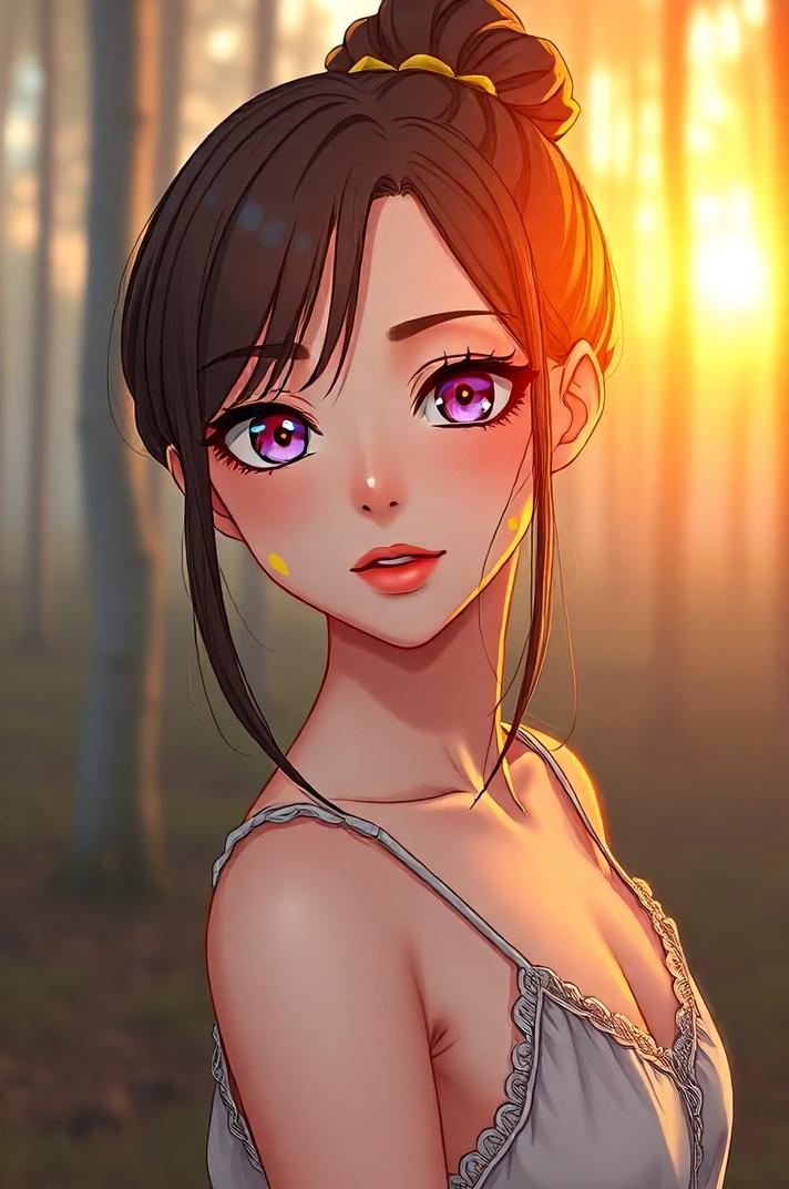 Anime style , perspective shot, masterpiece , best quality