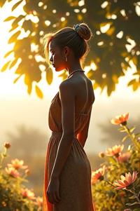 Anime style , Front side back three views shot, masterpiece , best quality