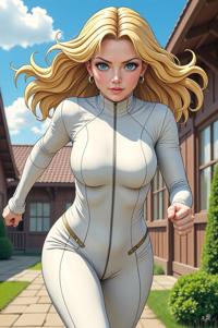 asian anime style marvel Emma Frost masterpiece,best quality , asian anime, Grungey smalt hair